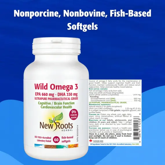 Wild Omega 3 EPA 660 mg DHA 330 mg